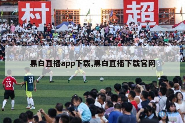 黑白直播app下载,黑白直播下载官网